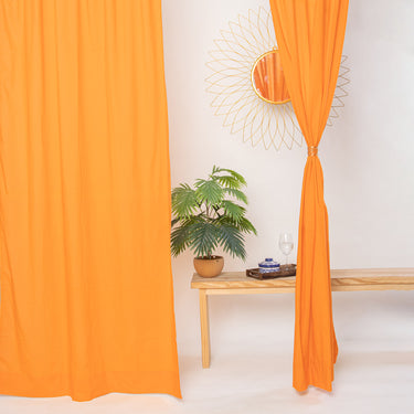 Orange Sheer Best Curtains