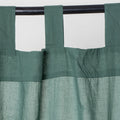 Luxury Green Cotton Sheer Bedroom Curtains Set