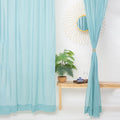 Sky Blue Premium Curtains Set