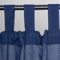 Blue Cotton Sheer Thick Curtains