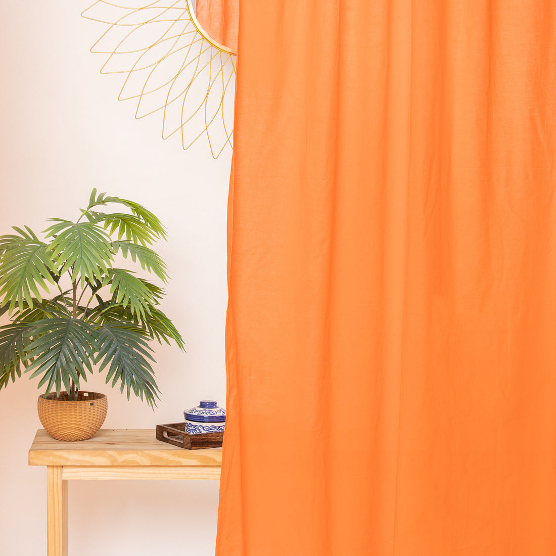 Orange Best Quality Curtain