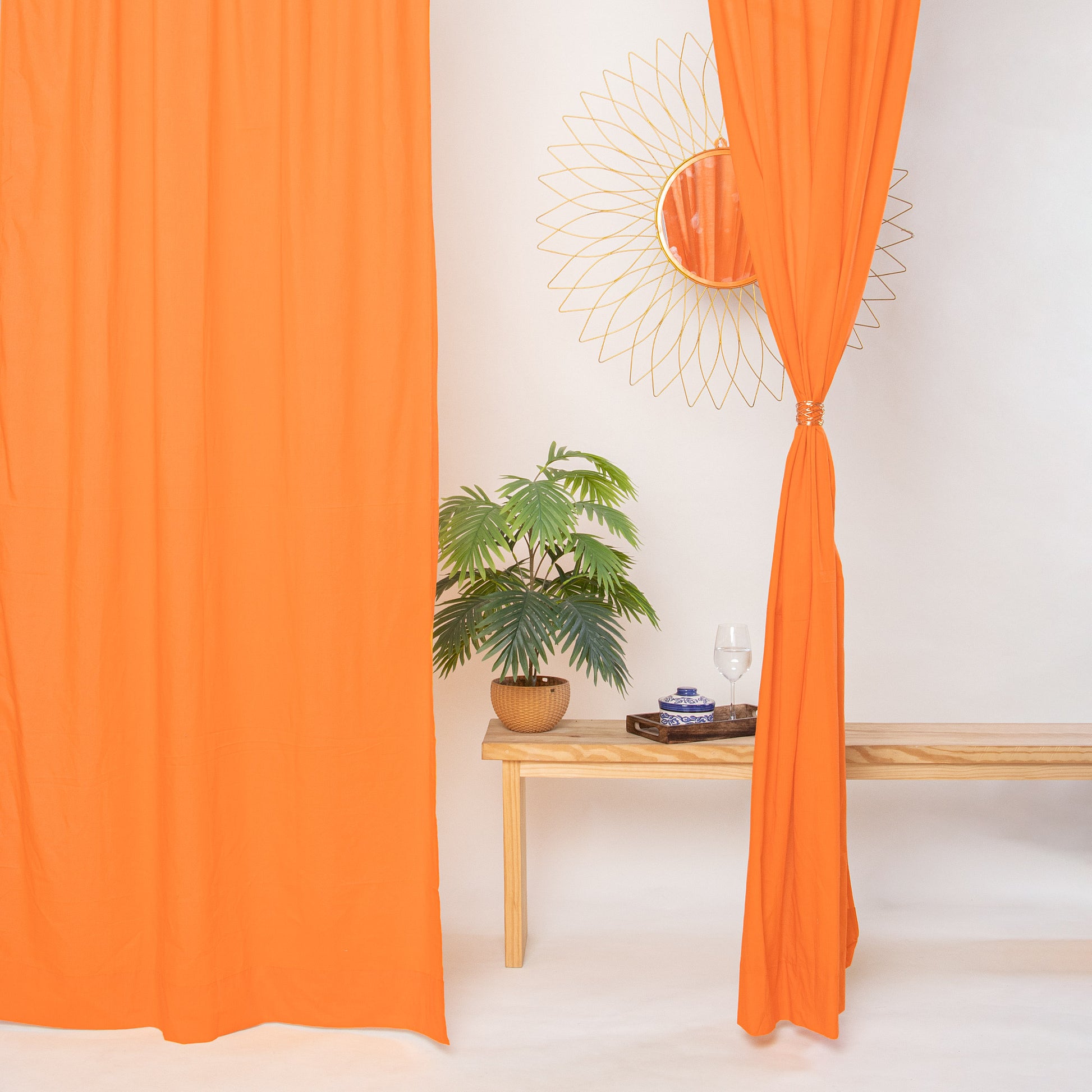 Orange Best Quality Curtain