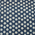 Indigo Blue Polka Dots Canvas Duck Fabric