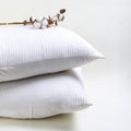 Handmade Pure Cotton Beautiful White Quilted Pillow Protectors
