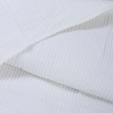 Luxury Pure Cotton White Solid Jaipuri Machine Quilt Comfort