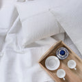 Luxury Pure Cotton White Solid Jaipuri Machine Quilt Comfort