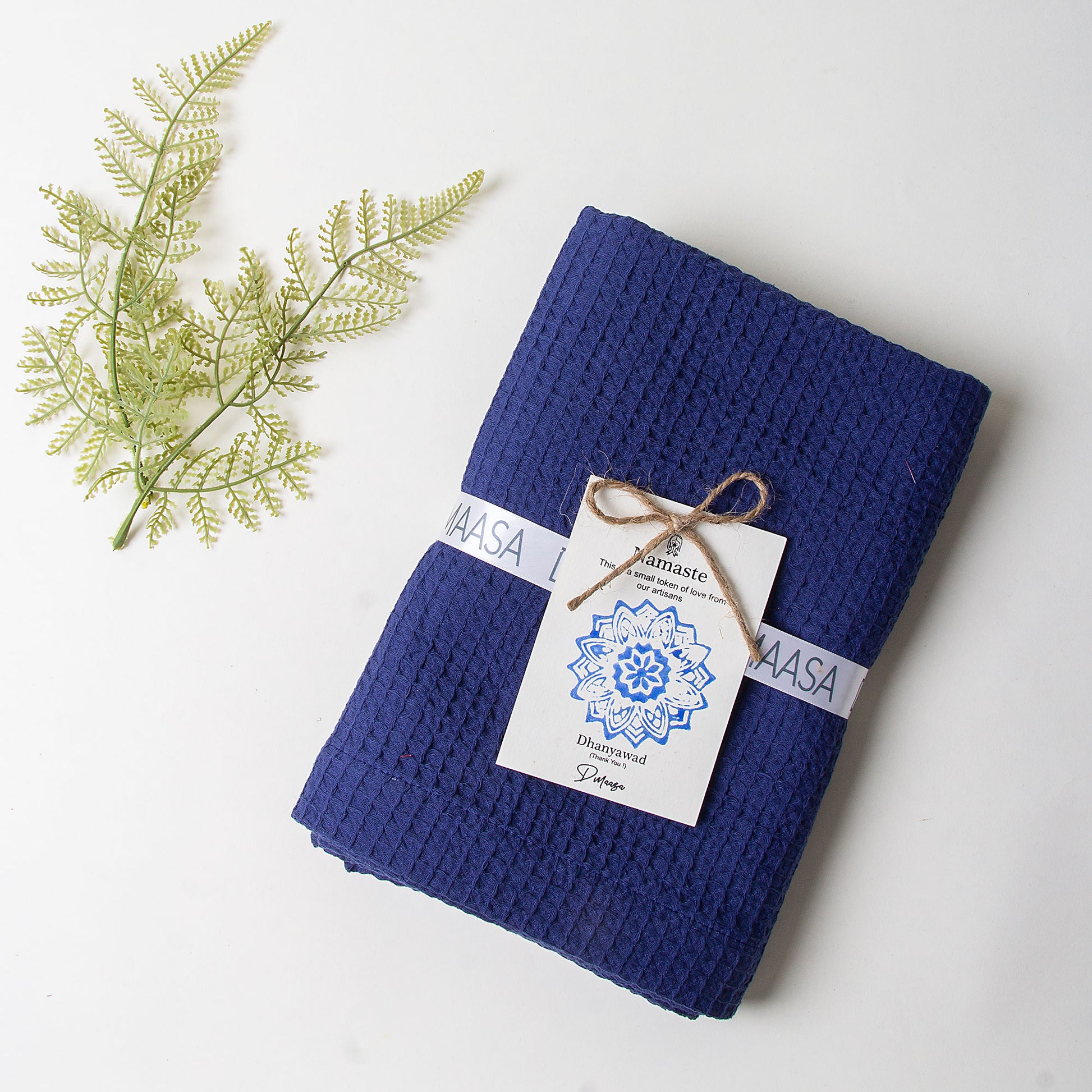Blue Pure Cotton Soft Warm Muslin Baby Swaddle For Newborn Baby Online