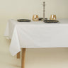 Softest Solid White Cotton Table Cloth Online