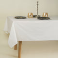 Softest Solid White Cotton Table Cloth Online