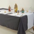 Softest Solid Grey Cotton Table Cloths Online