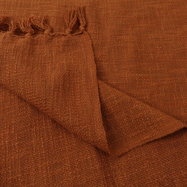 Luxury Brown Solid Throw Blanket For Sofa Online