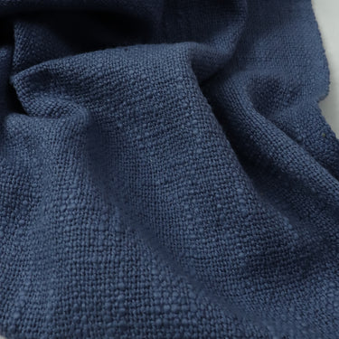 Blue Cotton Solid Blanket Throws Online