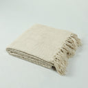 Luxury Cream Solid Quilted Throws Online