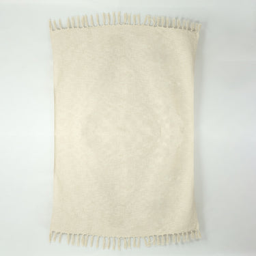 Luxury Cream Solid Quilted Throws Online