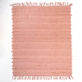 Brown Cotton Tufted Throw Pattern For Home Decor