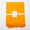 Premium Soft Orange Solid Throw Cotton