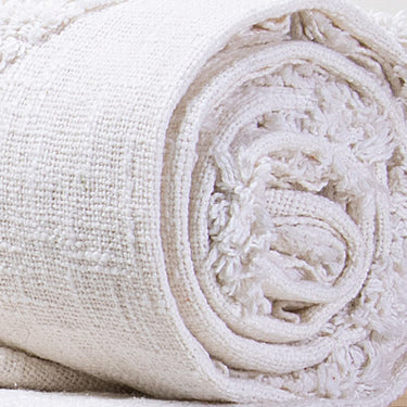 White Tufted Throw Blankets For Couch Decor