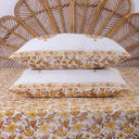 Floral Block Print Jaipuri Bedsheets