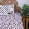 Hand Block Floral Printed Soft Cotton Jaipuri Bedsheet