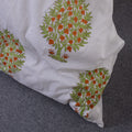 Hand Block Printed Cotton Bed Duvet With Shams