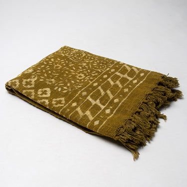 Soft Premium Floral Print Pure Cotton Handmade Sofa Throw