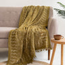 Floral Print Stylish Cotton Sofa Throws Online