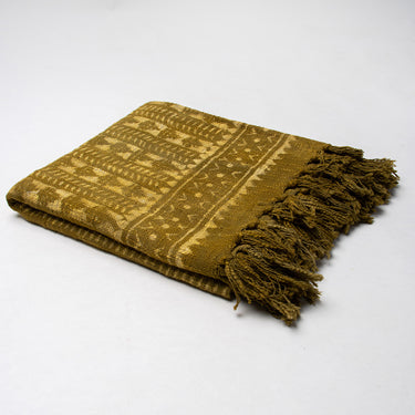 Stripes Block Print Cotton Chair Throws For Home Decor