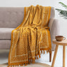 Polka Dots Block Print Soft Cotton Couch Throws Online