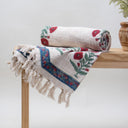 Home Decor Handmade Stylish Floral Printed Throw Online