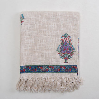 Multicolor Cotton Stylish Floral Printed Sofa Throw