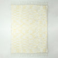 Soft Premium Cream Cotton throws For Sofas Online