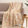 Multicolor Soft Cotton Throw Blanket For Couch Online
