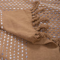 Luxury Brown Soft Cotton Throws for Couch Online