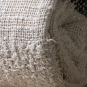 Premium Soft Cream Cotton Woven Throw For Sofas Online