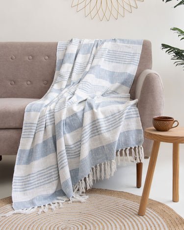 Multicolor Premium 100% Cotton Woven Throw Online