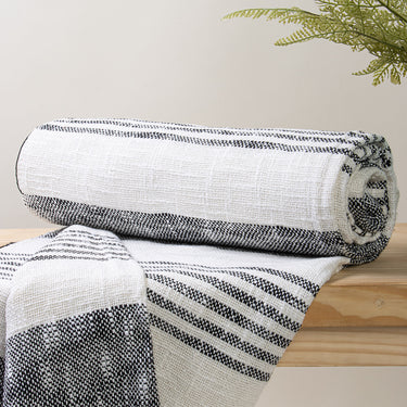 Multicolor Woven Pure Cotton Sofa Throw Blanket Online