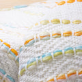 Multicolor Cotton Woven Stripe Throw