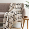 Cream Soft Cotton Throw Woven Handloom