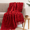 Premium Maroon Handmade Acrylic Throw For Sofas Online