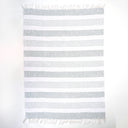 Green Woven Cotton Throw Blanket Online