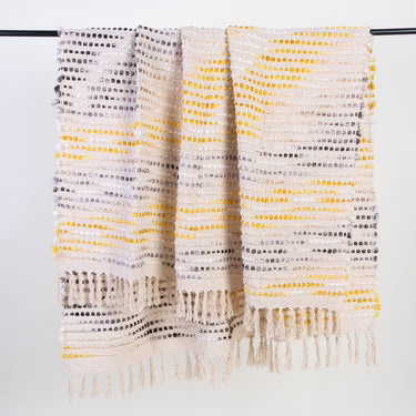 Handmade Cotton Decorative Woven Material Throw Online