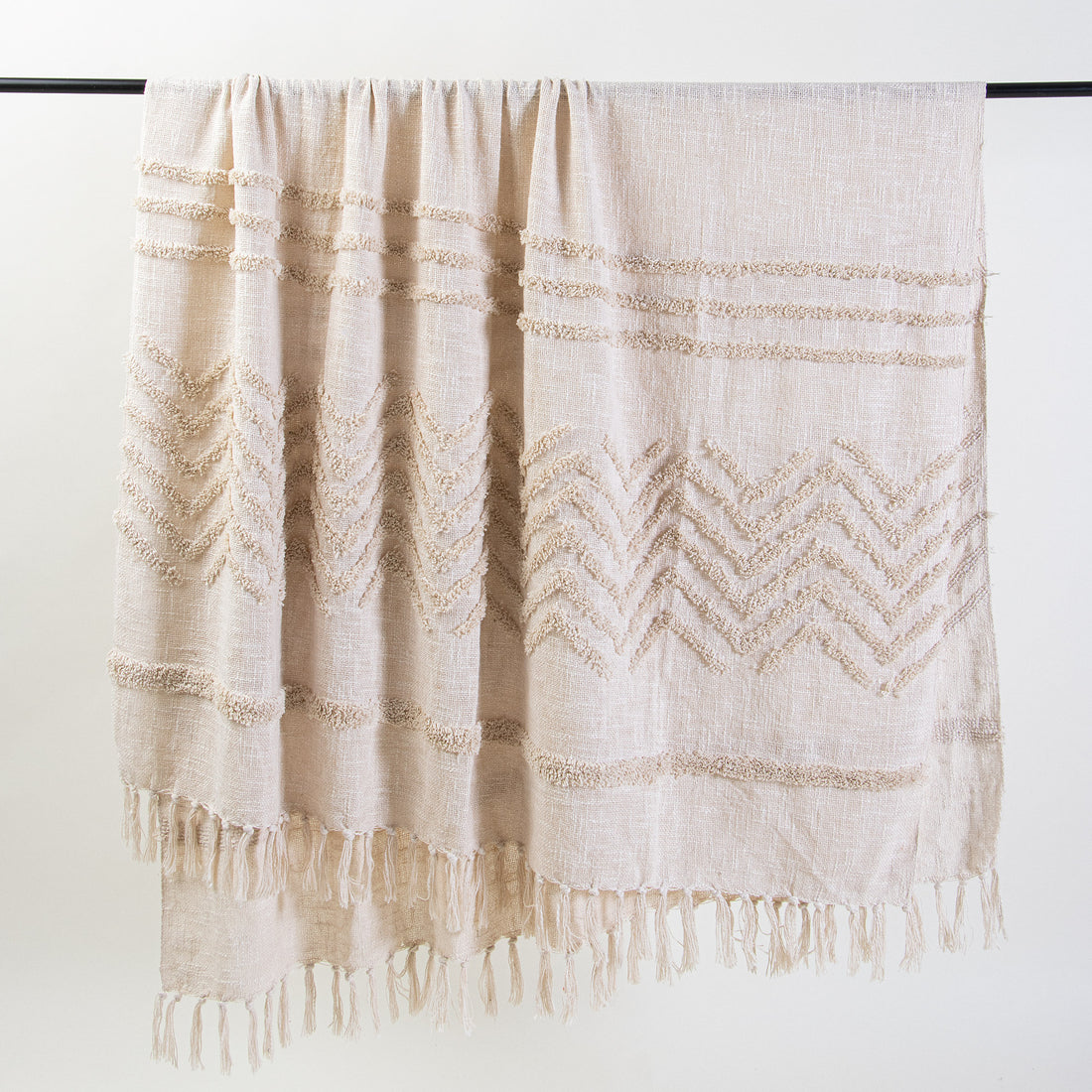 Handmade Super Soft Tufted Throw Blanket For Home Decor