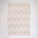 Cotton Tufted Throw Blanket For Home Decor