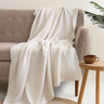Hand-Knitted Throw Blanket