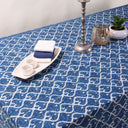 Best Indigo Blue Soft Cotton Dining Cover Online