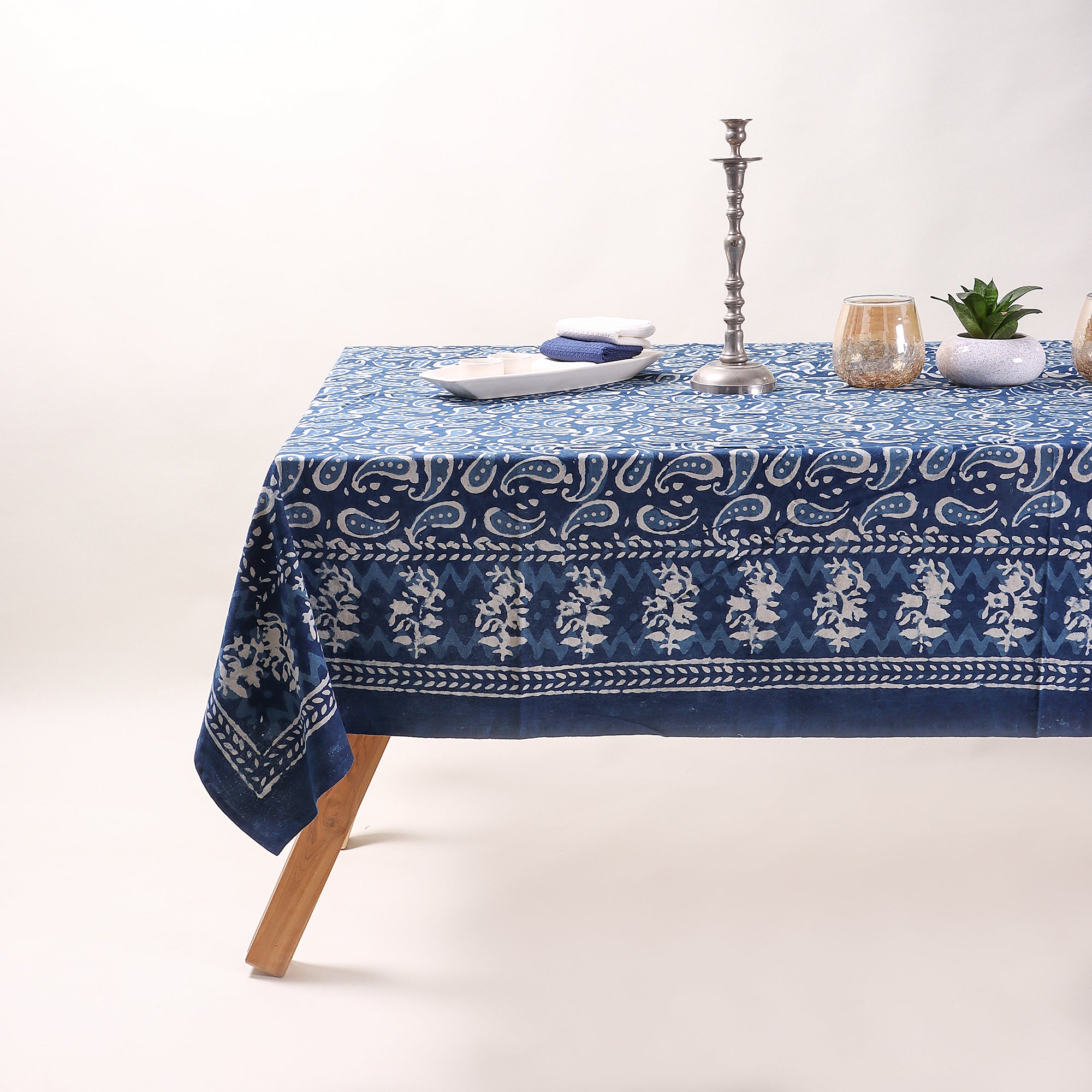 Beautiful Blue Table Cloth Online