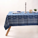 Beautiful Blue Cotton Dining Table Cloth Cover Online