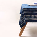 Blue Beautiful Cotton Table Cover 6 Seater Online