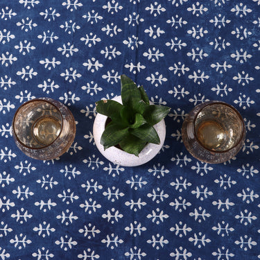 Block Print Cotton Dining Table Cover