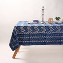 Luxury Hand Block Wave Print Table Cover 6 Seater Online